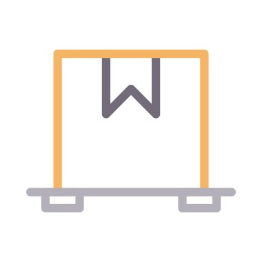 parsel renk çizgisi vektör simgesi