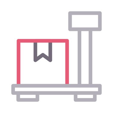 renk çizgisi vektör simgesini ölçme