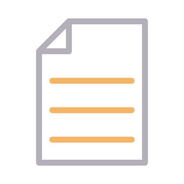 belge renk çizgisi vektör simgesi