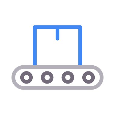 kemer renk çizgisi vektör simgesi