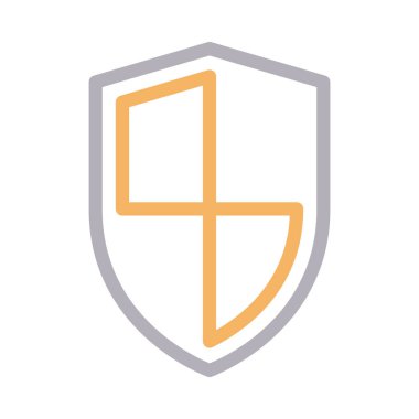 koruma renk çizgi vektör simgesi