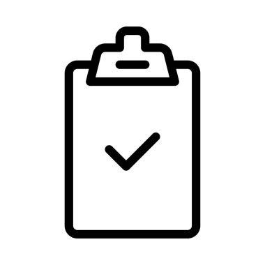 İnce çizgi vektör simge kontrol