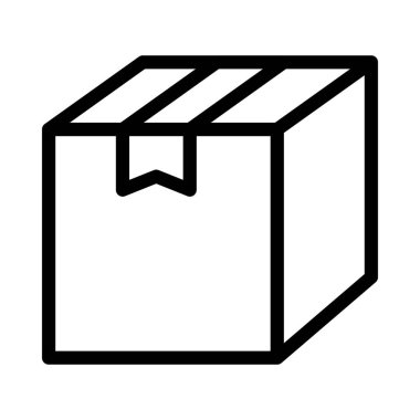 teslim ince çizgi vektör simgesi