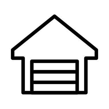 ambar ince çizgi vektör simgesi