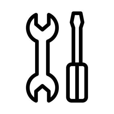 İnce çizgi vektör simge ayarlama