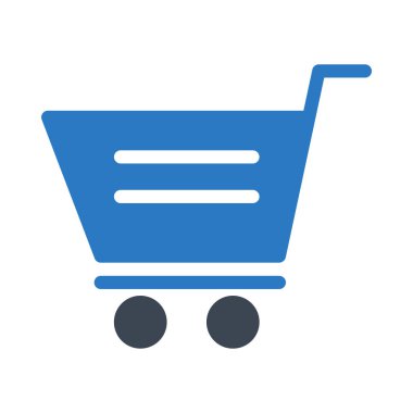 lojistik glyph renk vektör simgesi