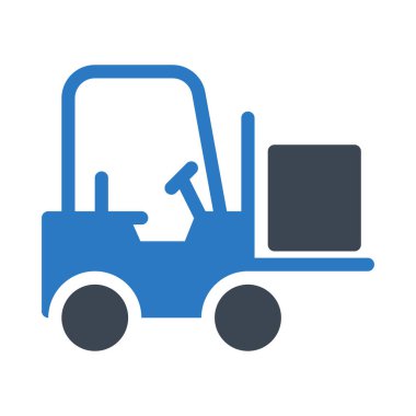 vinç glyph renk vektör simgesi