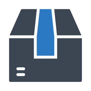 kutu glyph renk vektör simgesi