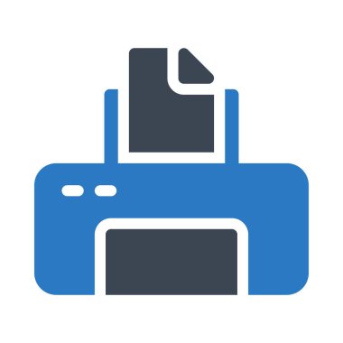 dosyalar glyph renk vektör simgesi