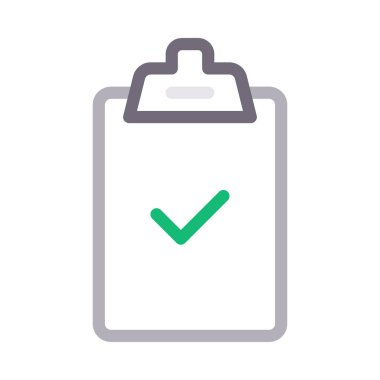 renk çizgisi vektoe simgesini kontrol edin