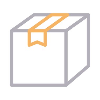 teslimat renk çizgisi vektoe simgesi