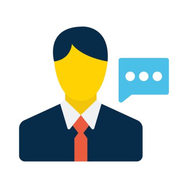 kabarcık glyph düz vektör simgesi