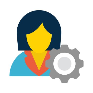 glyph düz vektör simgesini ayarlama