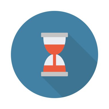 kum glyph düz vektör simgesi