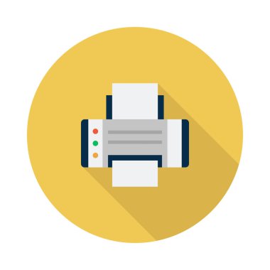 faks glyph düz vektör simgesi