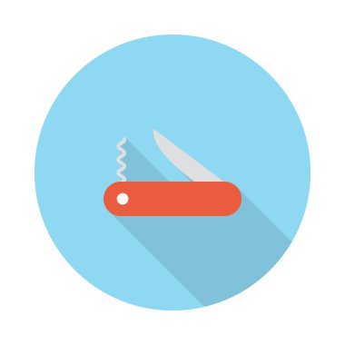 kesme glif düz vektör simge