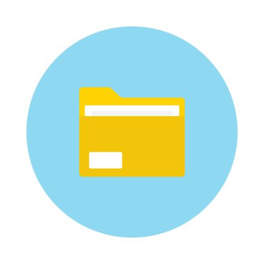 Dizin glif düz vektör simgesi