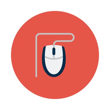 imleç glif düz vektör simgesi