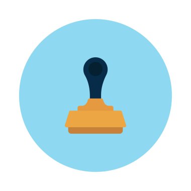 doğrulanmış glyph düz vektör simgesi