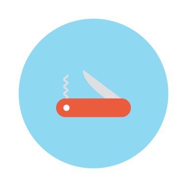 kesme glif düz vektör simge