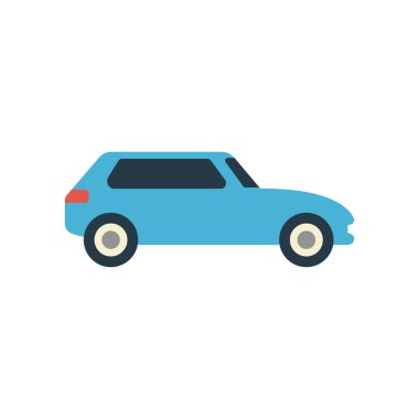 Araç glif düz vektör simge