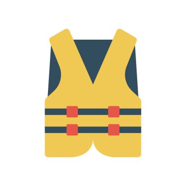 Güvenlik glif düz vektör simgesi