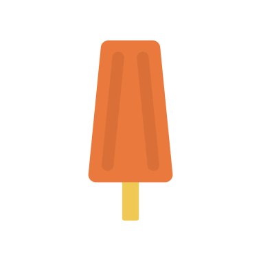 lolly glyph düz vektör simgesi