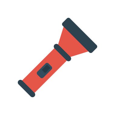 meşale glyph düz vektör simgesi