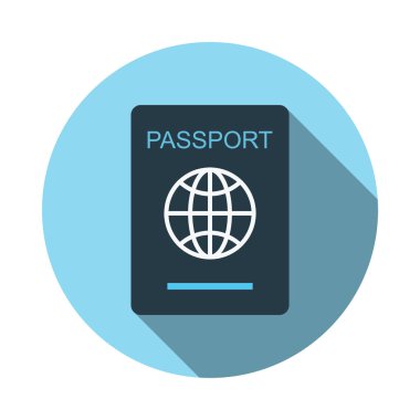 bilet glyph düz vektör simgesi