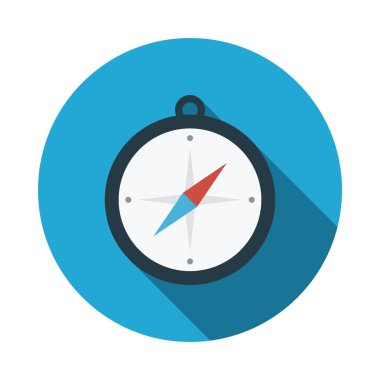 Yön glif düz vektör simge