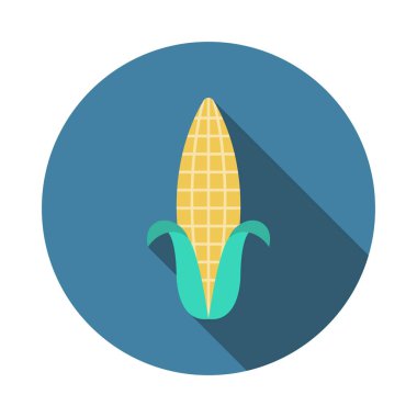 gıda glyph düz vektör simgesi