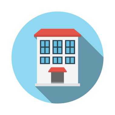 mağaza glyph düz vektör simgesi