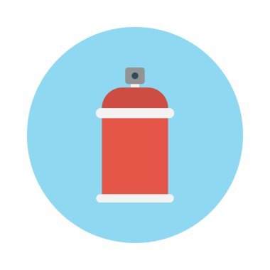 düz koku glif simge vektör