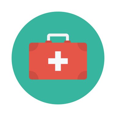 Kit glif düz vektör simge