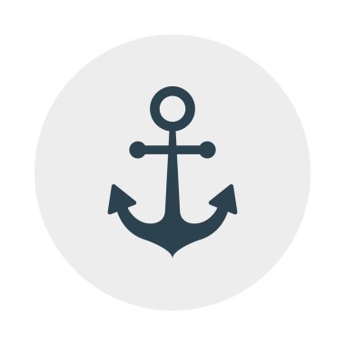 deniz glyph düz vektör simgesi