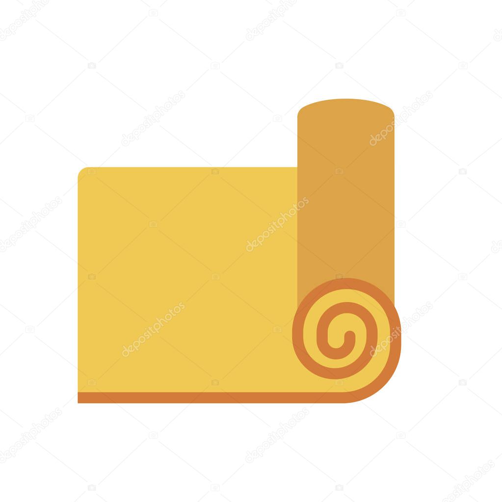 document glyph flat vector icon