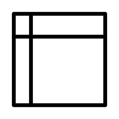 web ince çizgi vektör simgesi