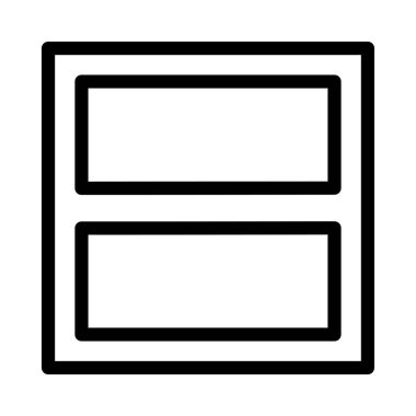 web ince çizgi vektör simgesi