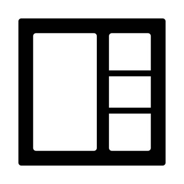 web glyph düz vektör simgesi