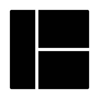 web glyph düz vektör simgesi