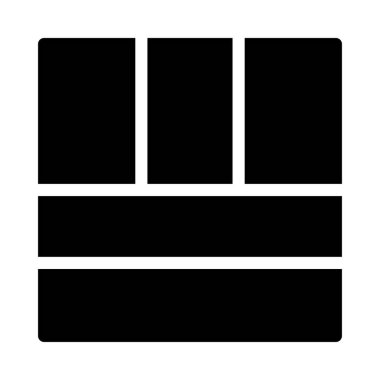 web glyph düz vektör simgesi