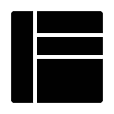 web glyph düz vektör simgesi