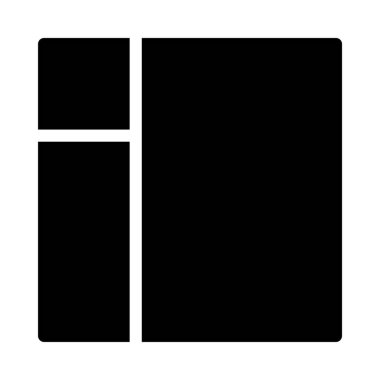 web glyph düz vektör simgesi