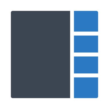 web glyph renk vektör simgesi