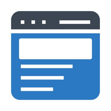 şablon glyph renk vektör simgesi