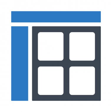 web glyph renk vektör simgesi