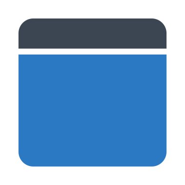 şablon glyph renk vektör simgesi