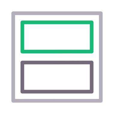 web renk çizgisi vektör simgesi