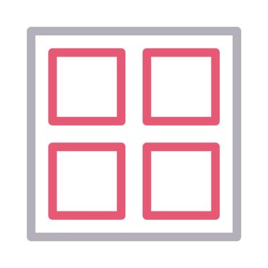 düzen renk çizgisi vektör simgesi