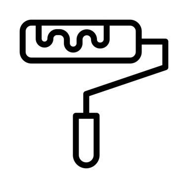 ince fırça çizgi vektör simgesi